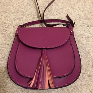Crossbody Italian leather handbag